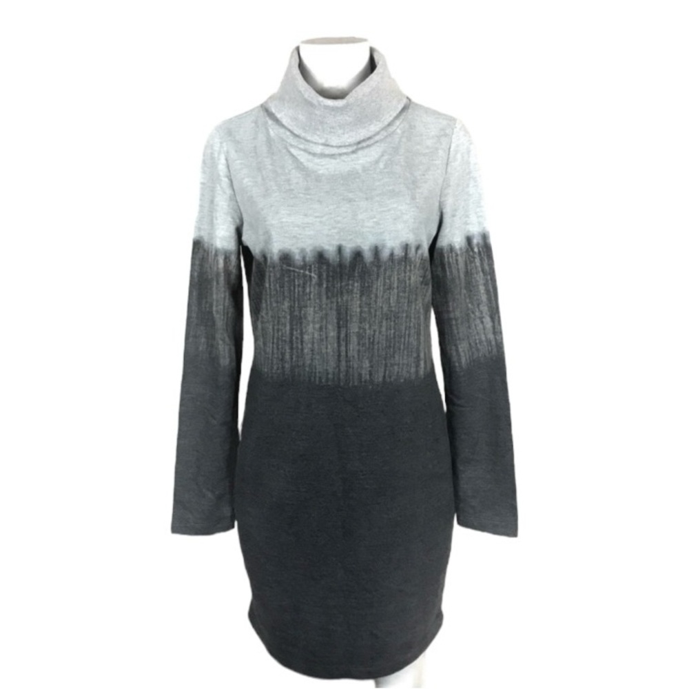 Paper Crane Sweater Dress Size Medium Turtleneck NEW Fall Soft Cozy Ombre Career